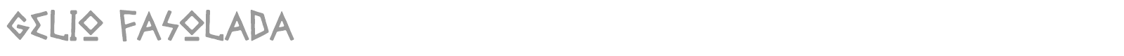 Gelio font preview